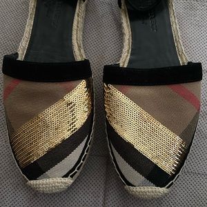Authentic burberry espadrille!
